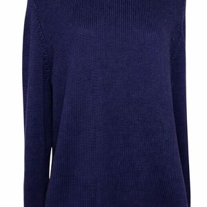 St. John's Bay Deep Blue Cowl Neck Sweater